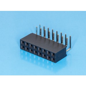 PBD-16R, Разъем 2х 8 гнездо на плату, прямой угол