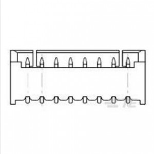 1-1734829-2, Проводные клеммы и зажимы 12 POS HDR R/A 1.25mm