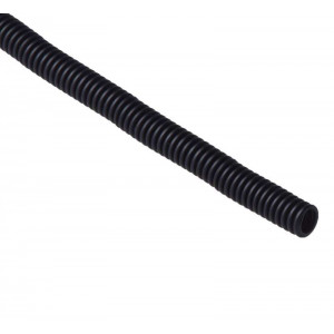 Труба гофрированная ПНД легкая d20мм с протяжкой черн. (уп.20м) 22001(20)