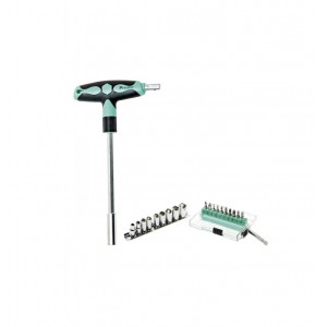 SD-9701M, Набор бит и головок с Т-образным ключом, 20 предметов