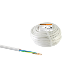 Провод ПВС 4х1,5 ГОСТ (20м), белый SQ0118-0087