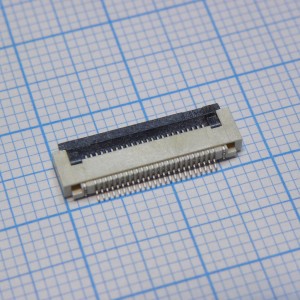 KLS1-242G-2.0-24-T-R, Разъем для плоского шлейфа 24 контакта 0.5мм