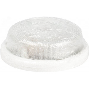 Светильник НБО 05-100-001 с ободком Рондо пластик/стекло IP44 E27 max 100Вт круг белый Б0053071