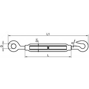 Талреп крюк-кольцо D6 CM629006