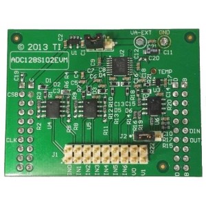 ADC128S102EVM, Средства разработки интегральных схем (ИС) преобразования данных ADC128S102EVM