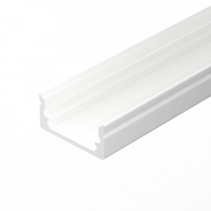 Профиль LINE-1708-2000 WHITE 044234, Алюминиевый накладной профиль для светодиодных лент и линеек. Цвет - белый RAL9003 (порошковая окраска). Габаритные размеры (L?W?H): 2000x17x8 мм. Ширина площадки для ленты 12 мм. Экраны, заглушки и другие аксессуары приобретаются отдельно. Цена за 1 метр