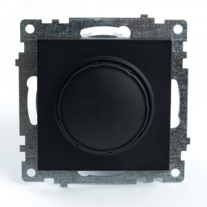 Выключатель диммирующий, Катрин, черный, 39615