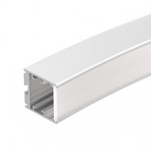 Профиль SL-ARC-3535-D320-N90 WHITE (260мм, дуга 1 из 4) 039591, Алюминиевый профиль для составления круга диаметром 320мм, для радиусной светодиодной линейки, свечение в центр круга, длина ? от круга 320мм. Внутренний диаметр 320мм, внешний диаметр 390 мм. Цвет - белый RAL9003 (порошковая окраска). Габаритные размеры