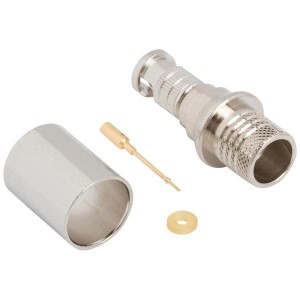 034-1132-12G, РЧ соединители / Коаксиальные соединители HD-BNC Strt Crp Plg Belden 4731R/P 12G