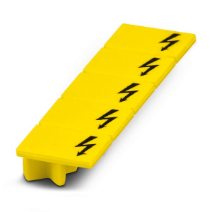Маркировка "Безопасность" 206701, Маркировка, для клемм 206..., 5 знаков, нанесенные символы: знак "Молния" цвет: желтый
