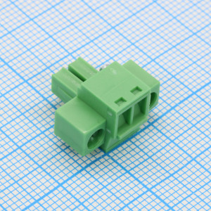 15EGTKM-3.5-02P-14-00, Разъемный клеммный блок, 2 контакта. Серия 15EGTKM-3.5