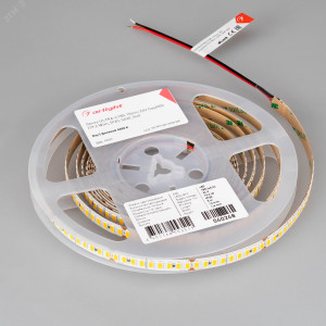 Лента ULTRA-C180-10mm 24V Day4000 (19.2 W/m, IP20, 5630, 5m) 040248, Светодиодная лента ULTRA-C180, открытая IP20. Светодиоды 5630, 180 шт/м (900 шт на 5 м), белая плата, ширина 10 мм, скотч 3M. Цвет ДНЕВНОЙ 4000 K, цветопередача CRI>80, угол 120°. Питание 24 В, мощность 19.2 Вт/м (96 Вт на 5 м). Размеры 5000x10x1.4 мм. Ми