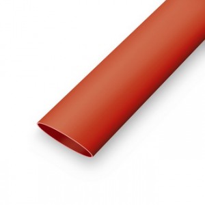 Термоусадка Ф1 красный, Термоусадка диаметр 1 красный, для провода до 0,9 мм