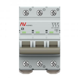 mcb6-DC-3-01C-av Выключатель автоматический AV-6 DC 3P 1A (C) 6kA EKF AVERES(кр.1шт)