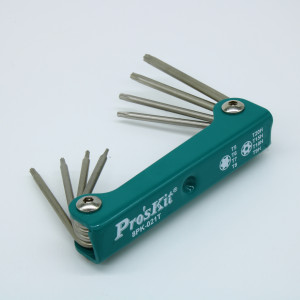 8PK-021T, Набор Ключи звездочки (T5, T6, T7, T8, T9H, T10H, T15H, T20H), 8 шт