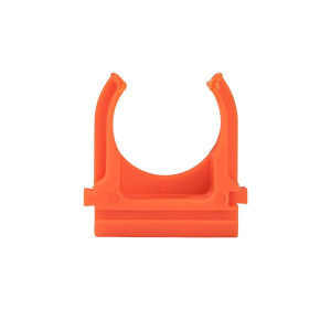 Крепеж-клипса d20 мм (10 шт) оранжевая Plast derj-z-20o