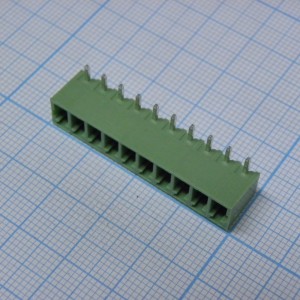 15EDGRC-3.81-10P-14-00A(H), Разъемный клеммный блок на плату, 10 контактов. Серия 15EDGRC-3.81