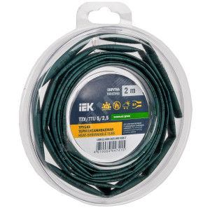 Трубка термоусадочная ТТУ нг-LS 5/2.5 зел. (уп.2м) UDR12-005-D25-002-K06-T