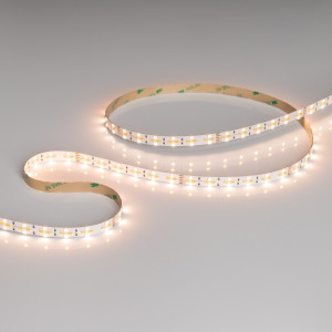 Лента RT-A240-10mm 24V Warm-MIX (20 W/m, IP20, 2835, 5m) 038400, Светодиодная лента RT-A240, открытая IP20. Светодиоды SMD 2835, 240 шт/м (1200 шт на 5 м), белая плата, скотч 3M. Цвет свечения: ТЕПЛЫЙ 1900К, ТЕПЛЫЙ 2200К, ТЕПЛЫЙ 2700К, ТЕПЛЫЙ 3000K. Цветопередача CRI>95, угол 120°. Питание 24V, мощность 20 Вт/м (100 Вт