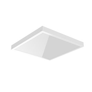 Светодиодный светильник "ВАРТОН" офисный накладной 610*610*56 мм 36 ВТ 4000К с равномерной засветкой рассеиватель опал IP40 V1-A0-20070-01HG0-4003640