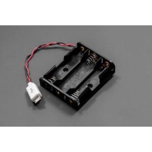 FIT0362, Принадлежности DFRobot MicroUSB Battery Holder (3xAA)