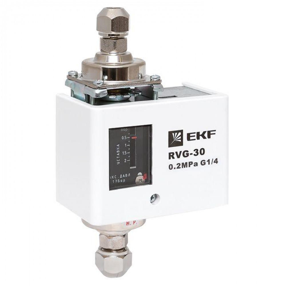 Изображение товара Реле перепада давления RVG-30-0.2-4 автотестовое для систем автоматизации