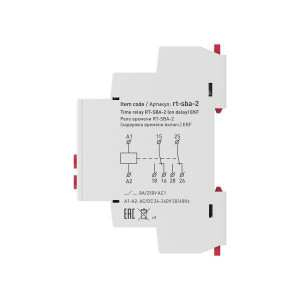 Реле времени RT-SBA-2 (задержка времени включ.) PROxima rt-sba-2