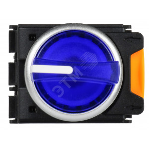 Переключатель с подсветкой 3 полож. 2NO синий MASTER IEK MI-SW60-20XD-4-14-3-K07
