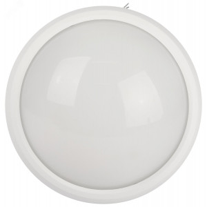 Светильник светодиодный SPB-1-12 (W) ЖКХ 180х80 12Вт 960лм 4000К IP54 круг бел. (инд.упак.) Б0036397