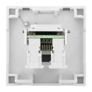 Розетка RJ45 кат. 5e, 2 модуля EKF