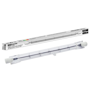 Лампа галогенная линейная ЛГ-300 Вт-R7s-118 мм SQ0341-0002