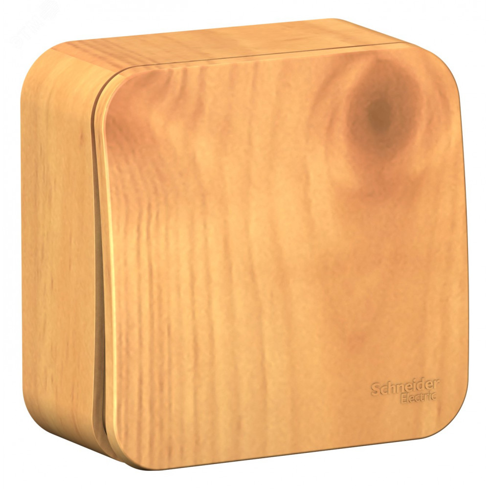 Изображение товара Выключатель 1-кл. ОП Blanca 10А IP20 с изолир. пластиной ясень