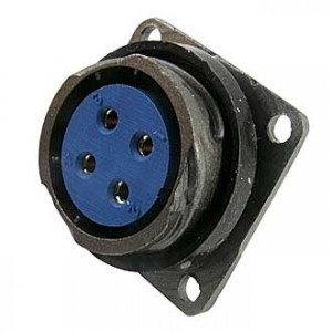 FQ24-4PIN ZK, Блочная розетка, 4 контакта