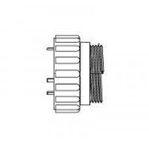 206554-1, Стандартный цилиндрический соединитель FREE HANGING PLG 16P