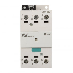 Контактор КМЭ 60А 230В АС AVERES ctr-s-60-00-230-av