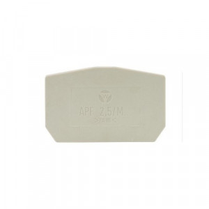 Боковая крышка APF 2,5/M... BL, Крышка боковая, для клемм WKF 2,5/M..., цвет: синий