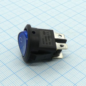 DS WR-3107Bl 4P синий, 2 полож. 4конт. 250V/6A AC