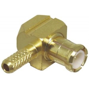 CONMCX012-R178, РЧ соединители / Коаксиальные соединители MCX Mal Right Ang Crimp - RG-178 Cbl