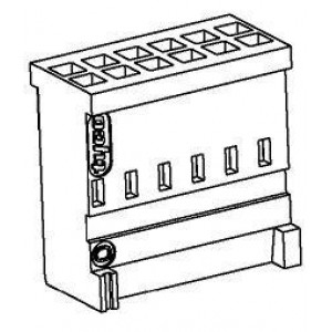 281839-6, Проводные клеммы и зажимы RECPT 2X06 POS