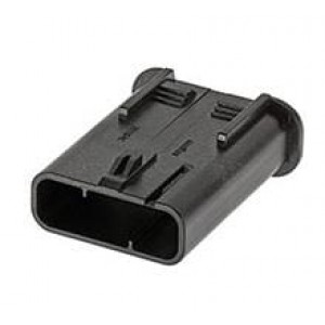 201840-0040, Сверхмощные разъемы питания MultiCat Inline Plg Hsg 4Ckt Key A Blk