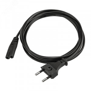 Шнур сетевой 1.8м 2x0.5кв.мм 11-1101