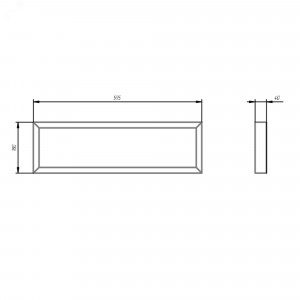 Светильник светодиодный 18Вт 4000К 1890лм 595х180х40 SPO-950-3-40K-018 матов. Б0051631