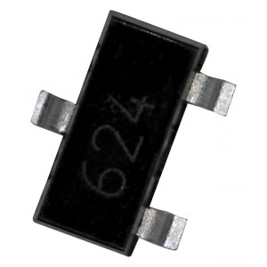 FMMT624TA, Биполярный транзистор, NPN, 125 В, 1 А