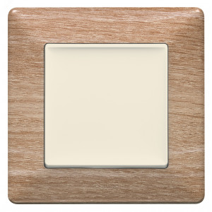 Valena LIFE Рамка 1 пост светлое дерево универсальная 754181