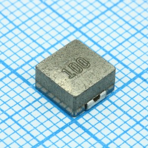SRP6540-100M, Чип-индуктивность силовая экранировавнная/литая проволочная 10мкГн ±20% 100кГц порошковое железо 4А 78.5мОм лента на катушке