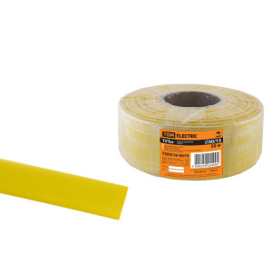 Термоусаживаемая трубка ТУТнг 30/15 желтая (50 м/ролл) SQ0518-0079