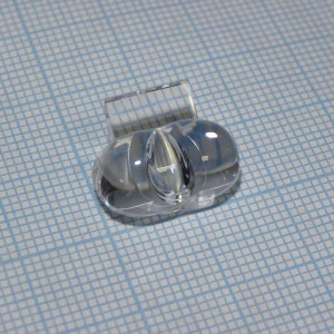 BK-LED-ST008-121, Линза для Osram Dragon/Dragon+  68.2°x145.3° асимметрия 40° (защелкивается)