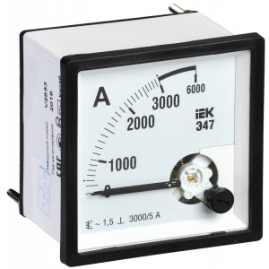 Амперметр Э47 3000/5А кл. точн. 1,5 72х72мм IPA10-6-3000-E