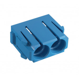 Вставка пневматическая HMP-002, Пневматическая контактная вставка, 2 полюса, типоразмер модульный, (обжимные контакты поставляются отдельно)