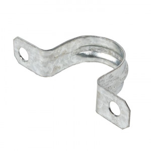 Скоба металлическая двухлапковая d25-26 мм (100 шт) PROxima sm-2-25-26